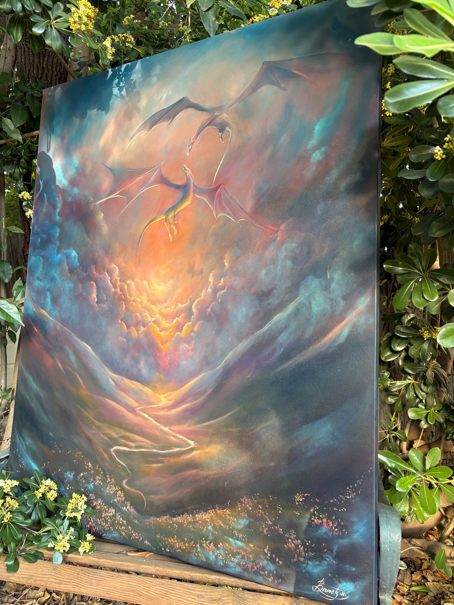 Over the Valley 48”x60”
