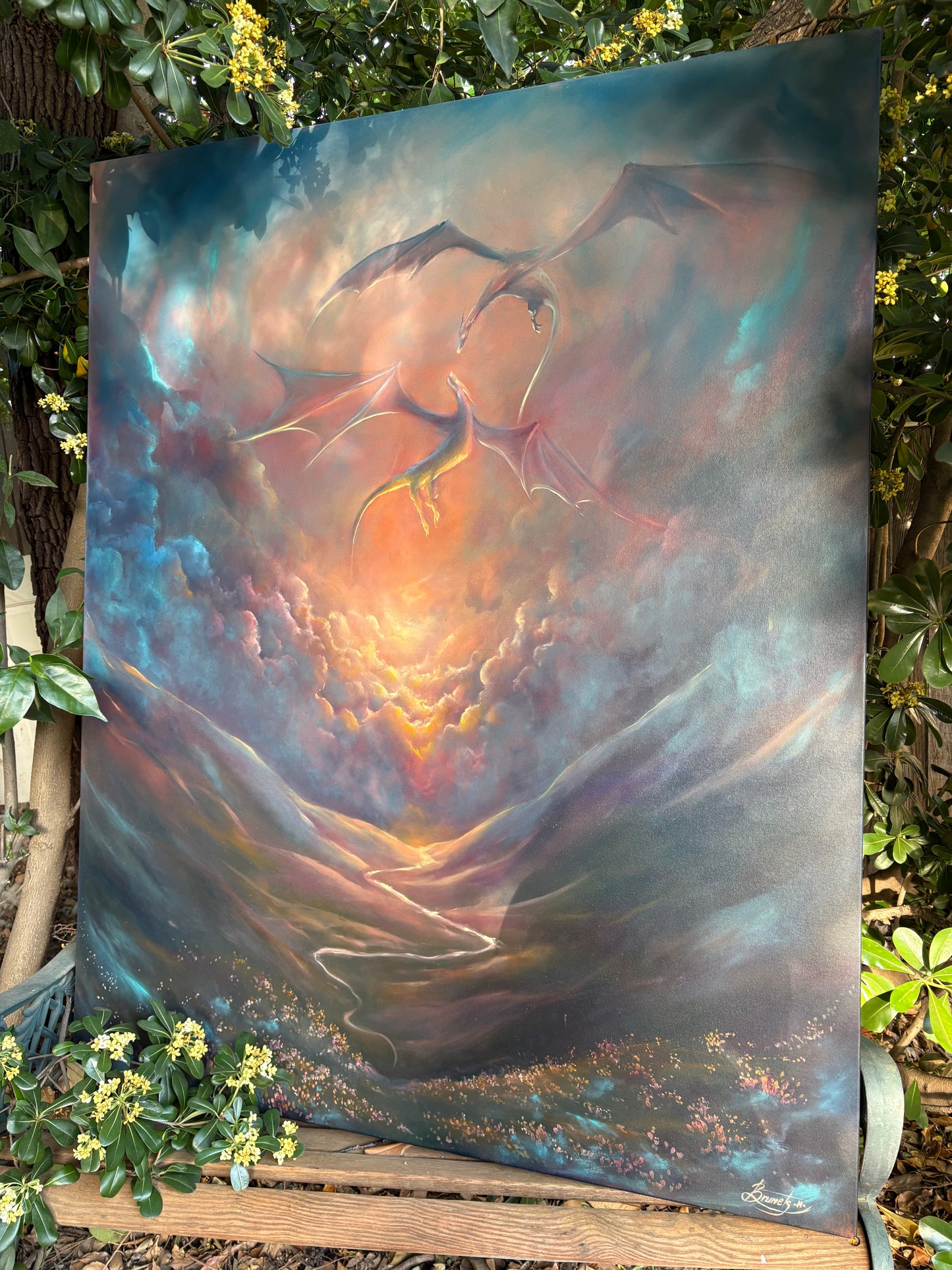 Over the Valley 48”x60”