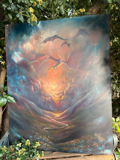 Over the Valley 48”x60”