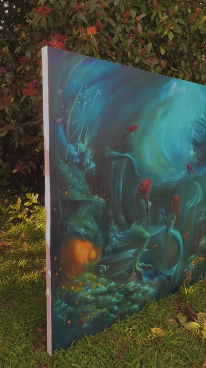 Down in the Sea 60”x48”